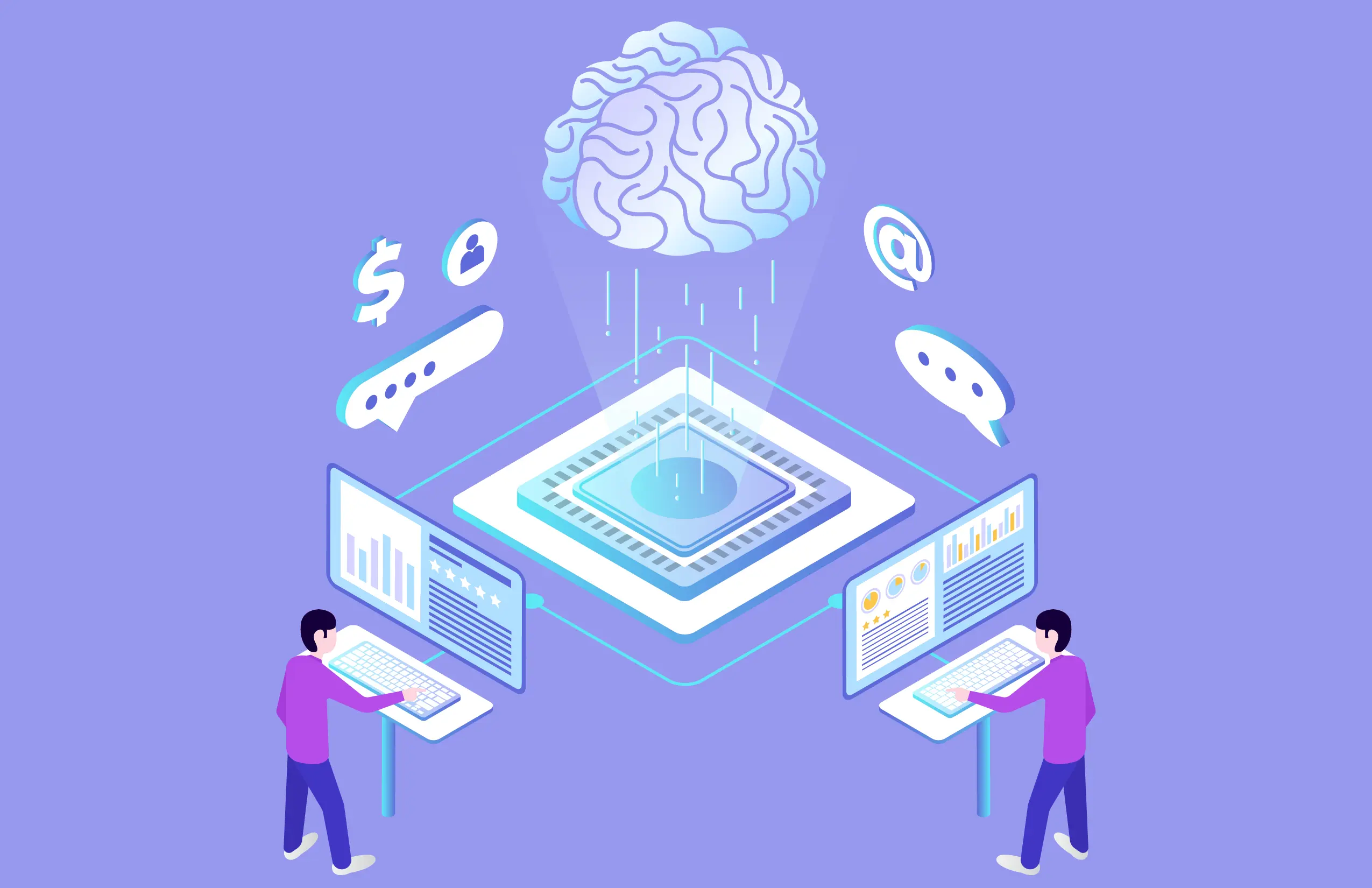 AI-powered local business technology platform visualization