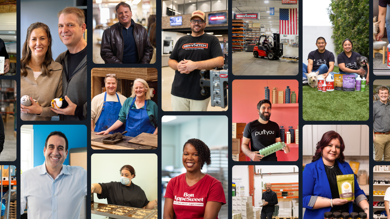 Thriving local community businesses collaborating together